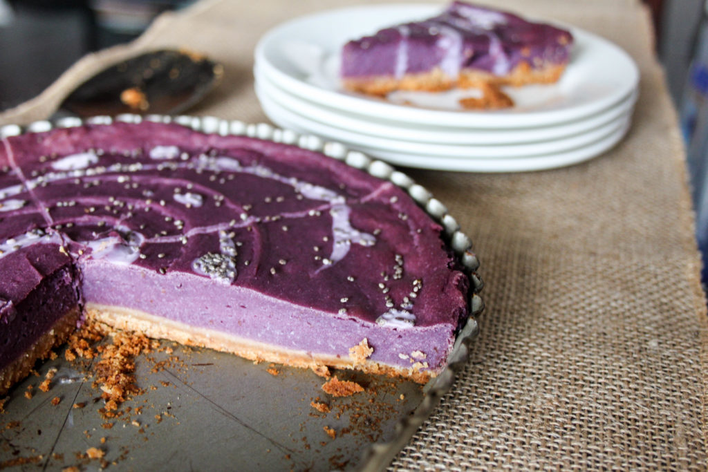 Фиолетовый пирог
