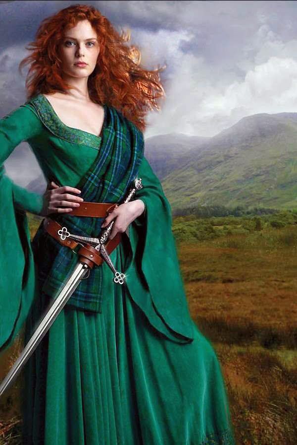 женщина-воительница кельтов